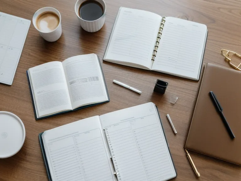 Organisation graphiste : main dessinant sur une tablette graphique à côté d'un planning de tâches structuré