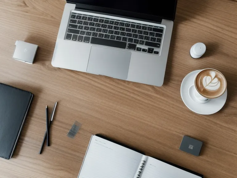 Outils de design et gestion du temps freelance : espace de travail minimaliste et rangé pour créatif indépendant