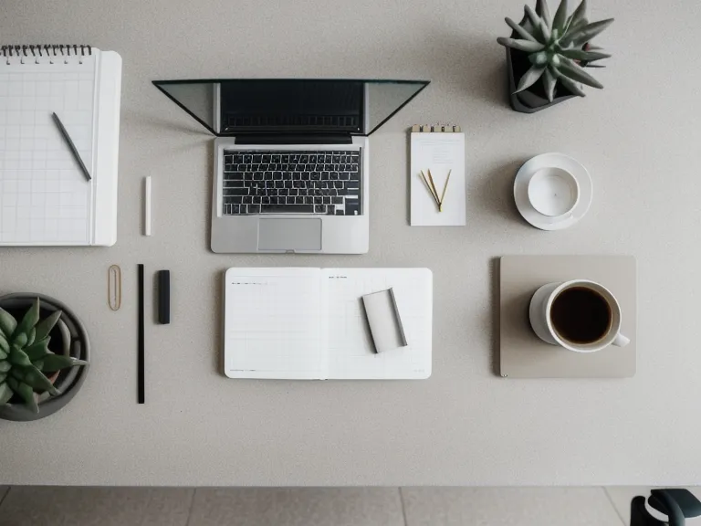 Productivité créative : comparaison visuelle entre un bureau encombré et un bureau de designer organisé