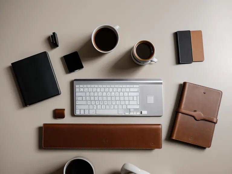 Configuration de bureau minimaliste et optimisée pour un graphiste freelance