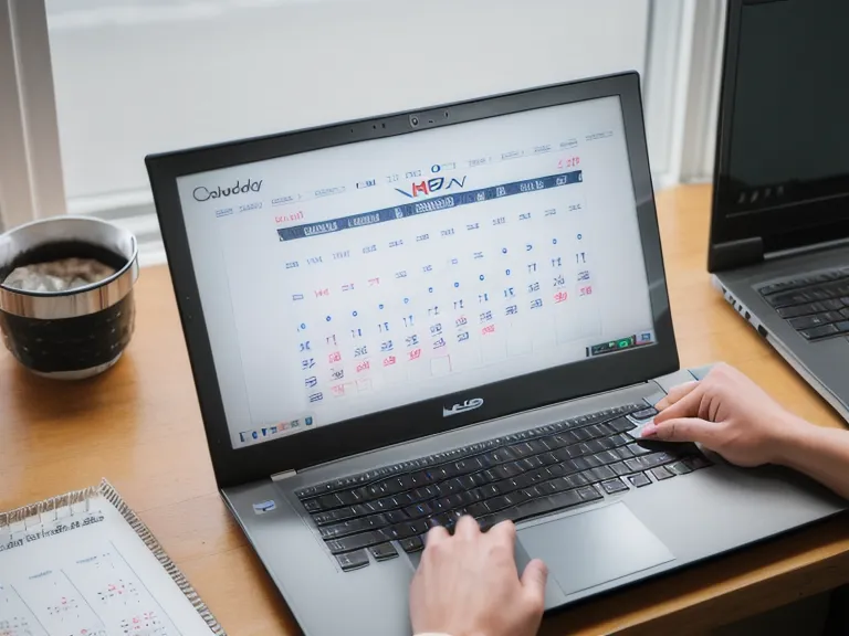 Écran d'ordinateur avec de nombreux emails et un calendrier surchargé