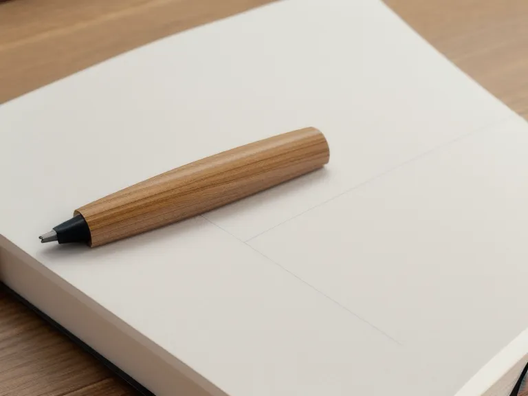 Liste de tâches simple et épurée sur un carnet en papier