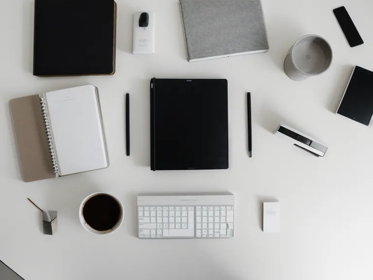 Espace de travail organisé avec un minuteur Pomodoro pour une routine productive.