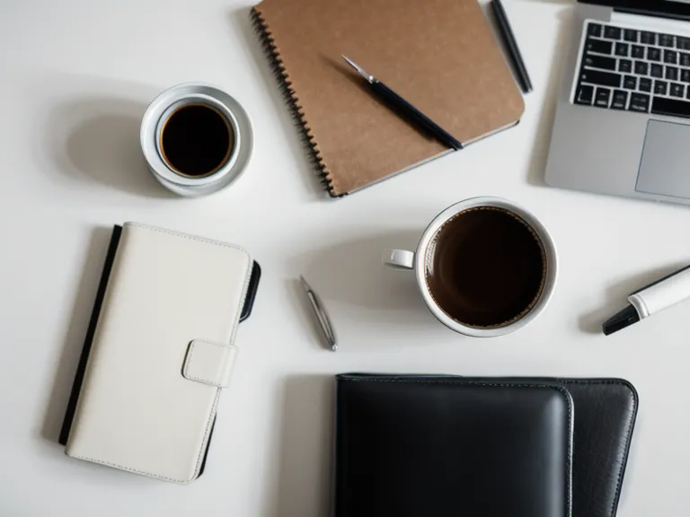 Main cochant une tâche prioritaire dans un agenda structuré